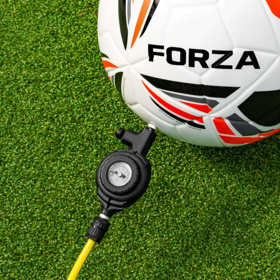 Pompa A Mano Per Palloni Sportivi Con 5 Aghi - Portatile 15 Cm - Per Basket, Calcio, Pallavolo - Tubo Esteso