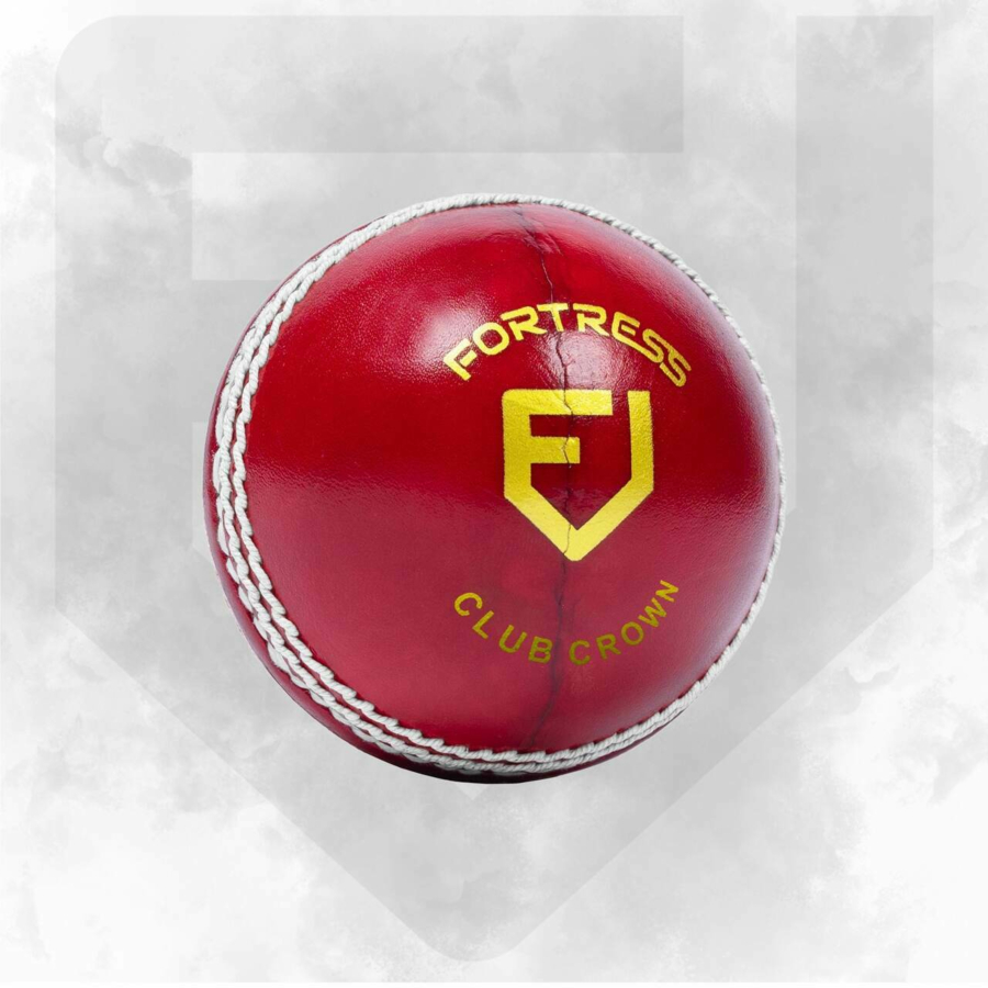 6 pack FORTRESS Club Crown Red Cricket Ball