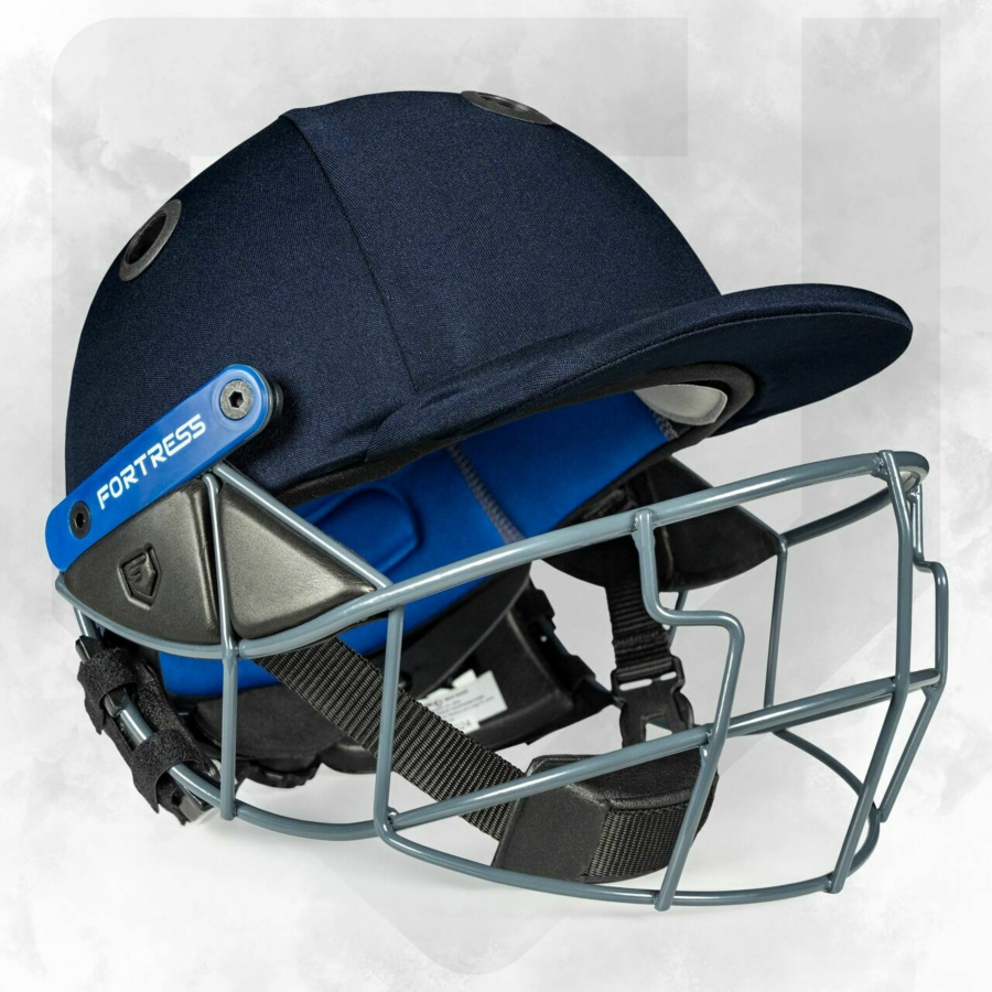 FORTRESS Pro STL Navy Cricket Helmet