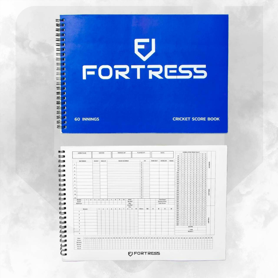 FORTRESS Cricket Scorebook - 60 Innings