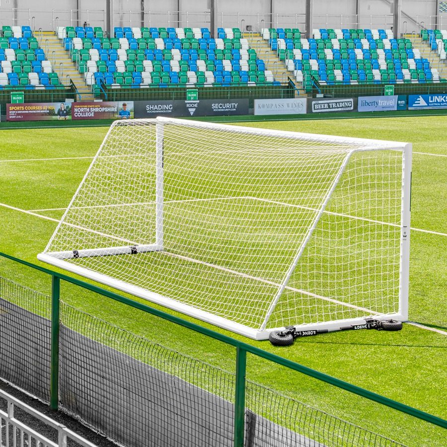 Cawila Next GEN Porta Da Calcio Pieghevole In Alluminio, 150x100 Cm, Montaggio Rapido In 30 Secondi, Leggera E Robusta, Rete Inclusa