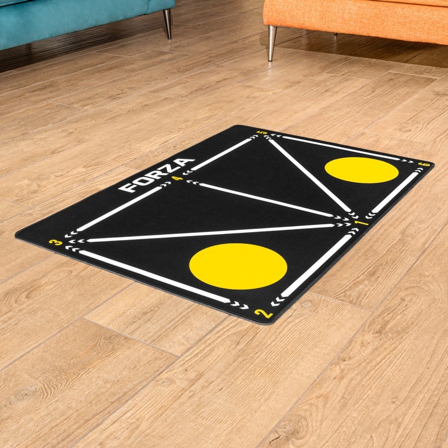 Tapis Entraînement Football 90x60cm - Contrôle Ballon Avec Accessoires
