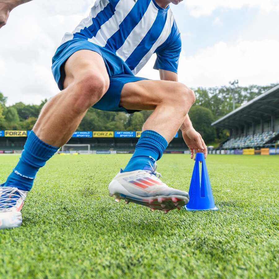 FORZA Flexi-Kegel 10er Pack – Zusammenklappbar, Farbenfroh, Für Agilitätstraining