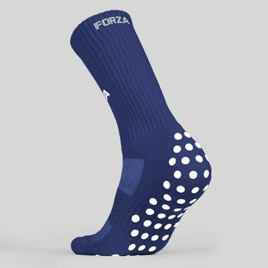 Navy blue grip socks 