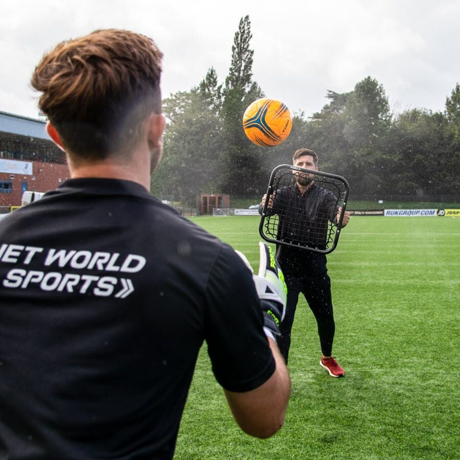 Rebounder Palmare, Rete Elastica, Porta da Calcio per Attrezzatura per L'allenamento del Portiere
