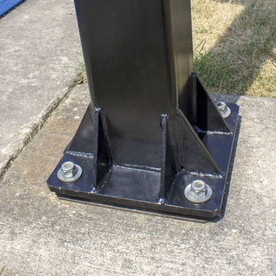 Anchored Inground Basketball Post & hoop unit