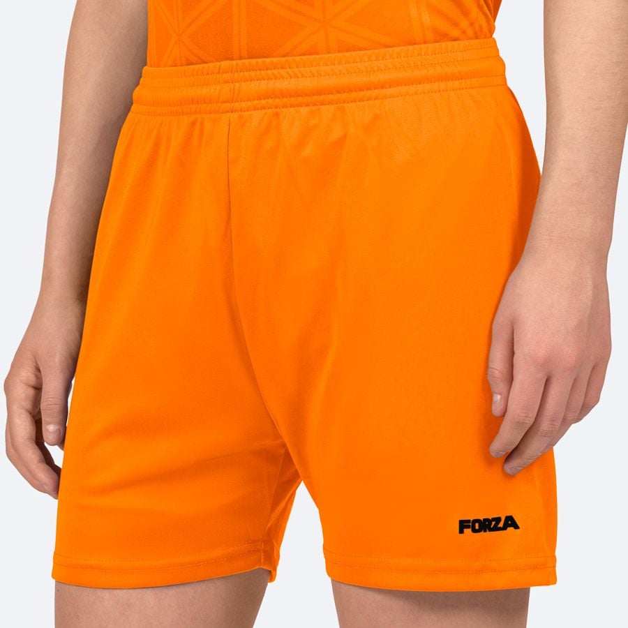 fluro orange kids' Football Shorts 
