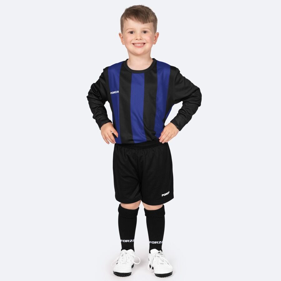 FORZA Kids'/Junior Striped Long Sleeve Football Kits | Net World