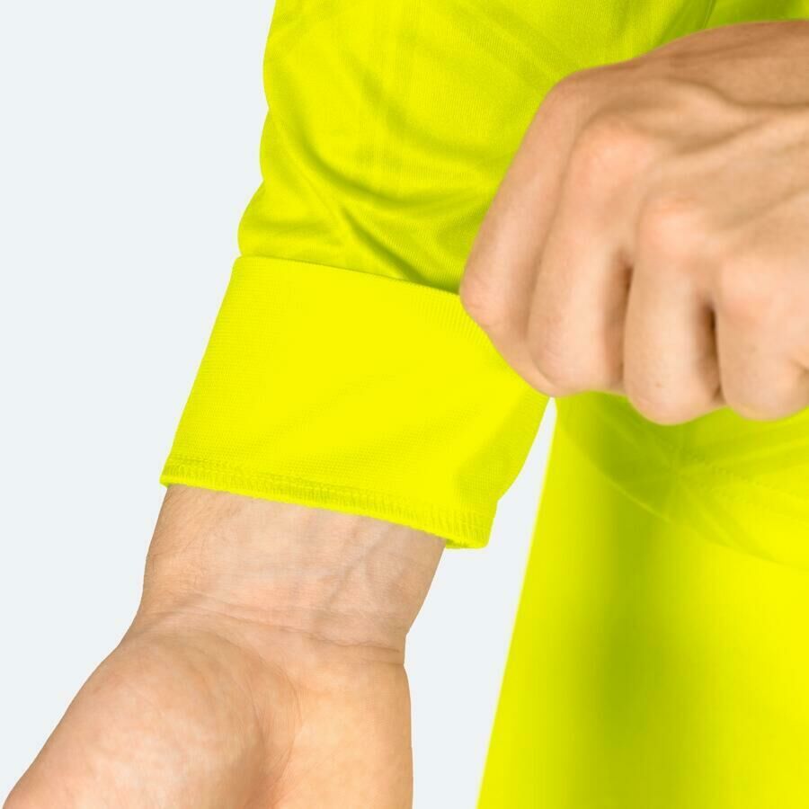yellow men's goalkeeper long sleeve shirt