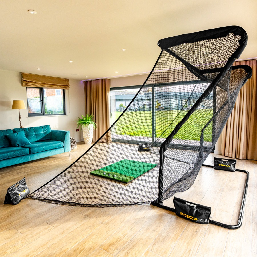 Golf Practice Net with Auto Return for home use