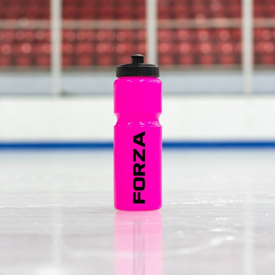Pink Refillable Ice Hockey Water Bottles