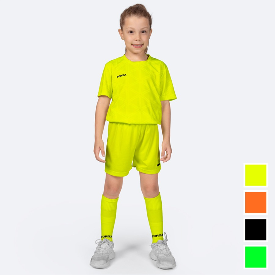 FORZA Kids' Geo Short Sleeve Football Kits