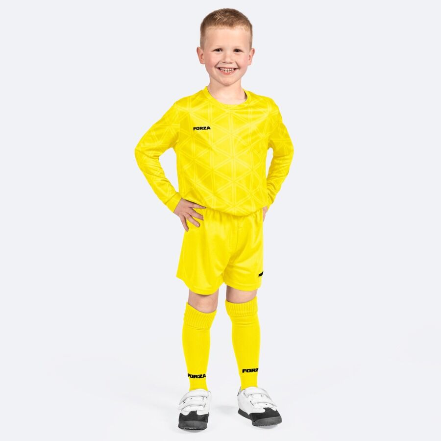 FORZA Kids'/Junior Geo Long Sleeve Soccer Jerseys [Ages 5-14]