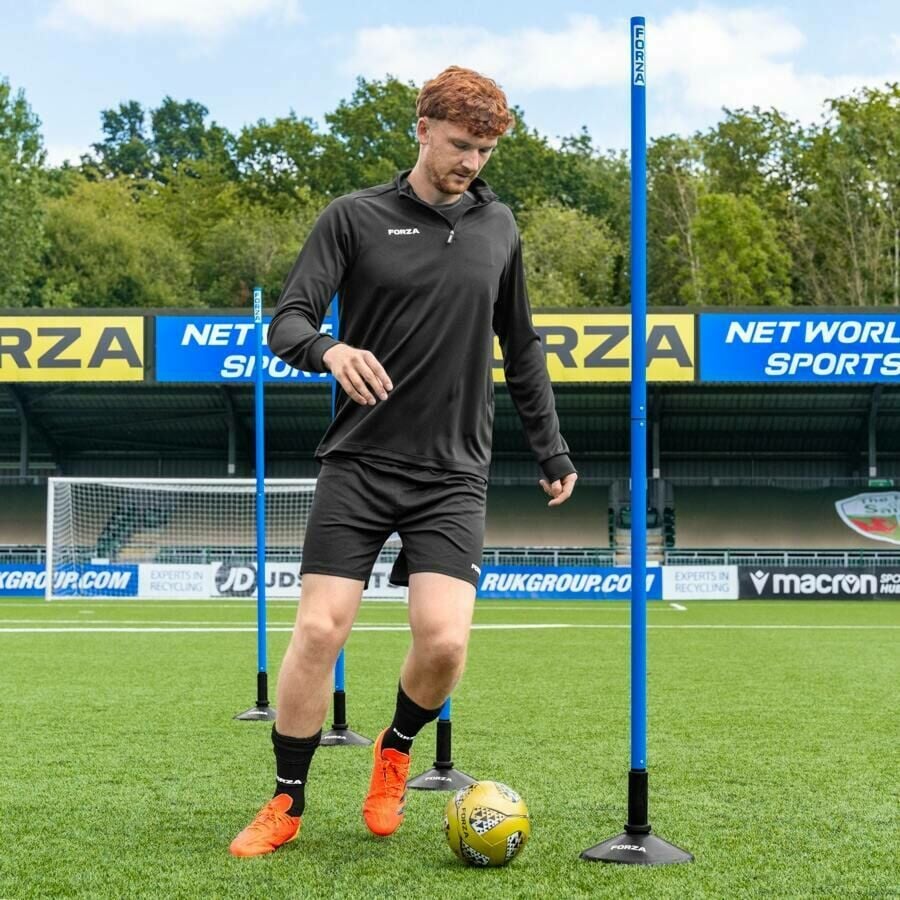 Ballon De Foot Lesté FORZA Pro - 1kg Ou 600g, Entraînement Gardien De But, Taille 5, Matériau PU Renforcé
