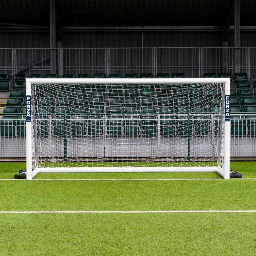 12 x 6 FORZA Alu110 Freestanding Football Goals