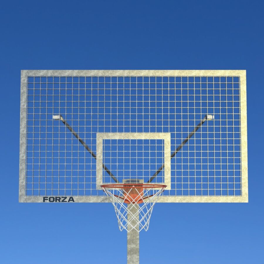 Match size Galvanised Steel Replacement Basketball Backboard