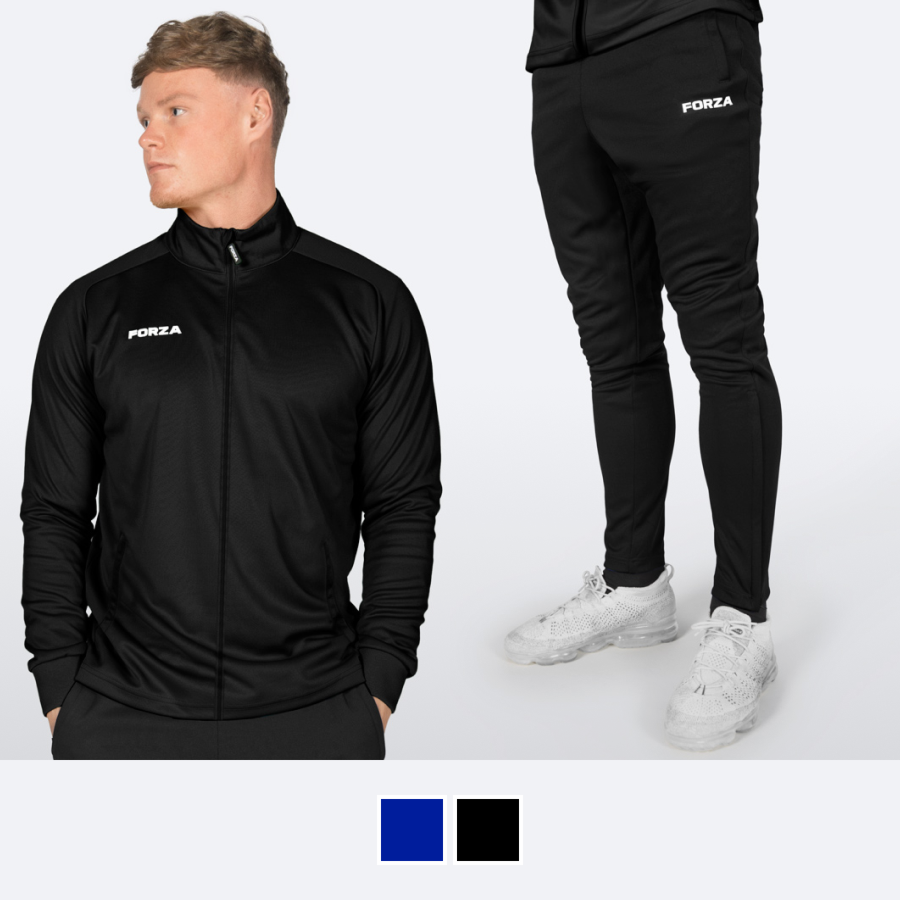 Full zip tracksuit set mens