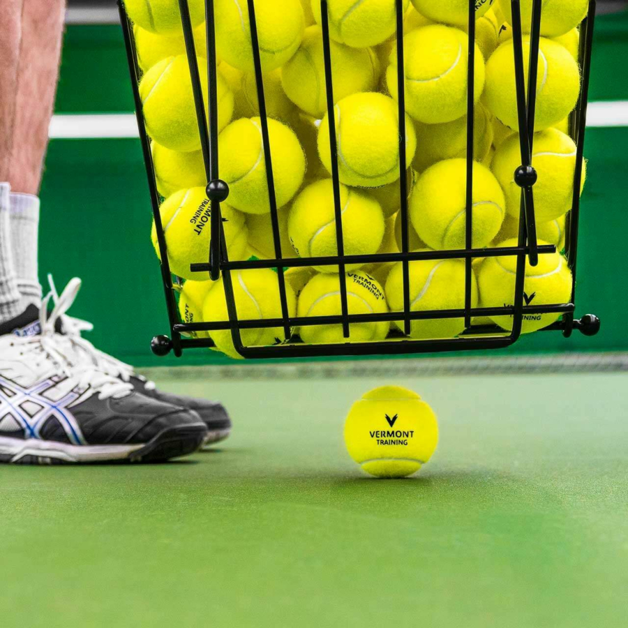 Tennis Ball Basket & Hopper [72 Ball Capacity] 