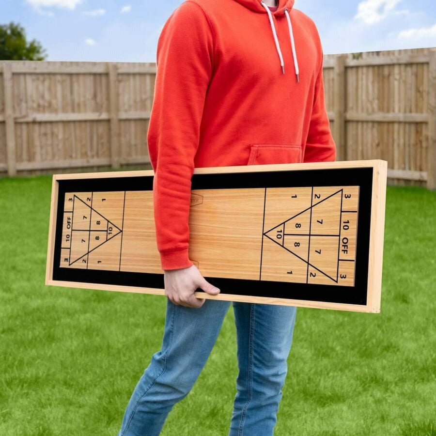 3 en 1 Jeu de Curling de Table, 120x30cm Jeu de Table de Curling et de Jeu de Palets et Jeu de 3 en 1 Jeu de Curling de Table, 120x30cm Jeu de Table de Curling et de Jeu de Palets et Jeu de
