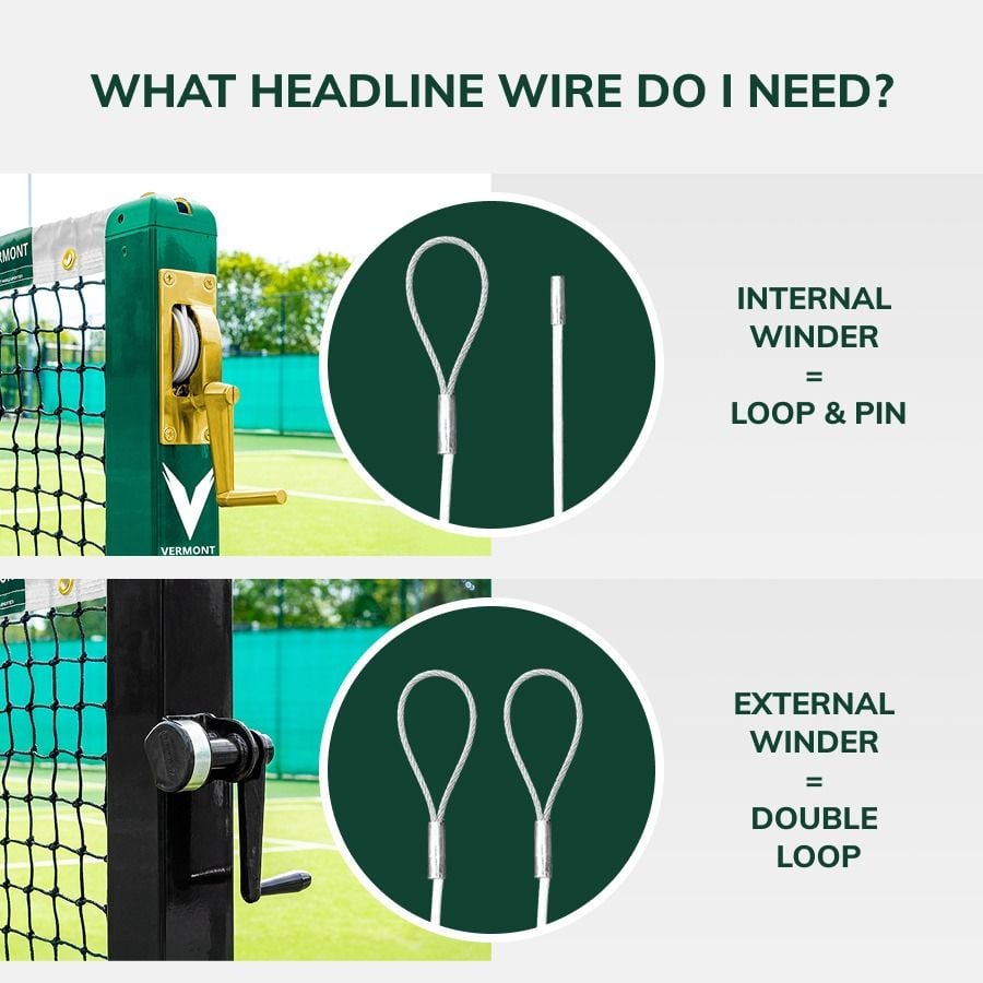 Vermont 3mm Tennis Net (Doubles) | Vermont Sports