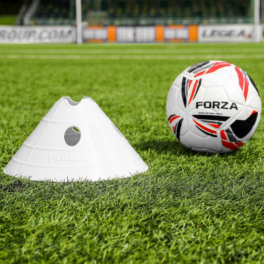 White Football FORZA Mega Cone And Bag