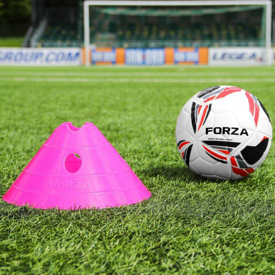 Pink Football FORZA Mega Cone And Bag