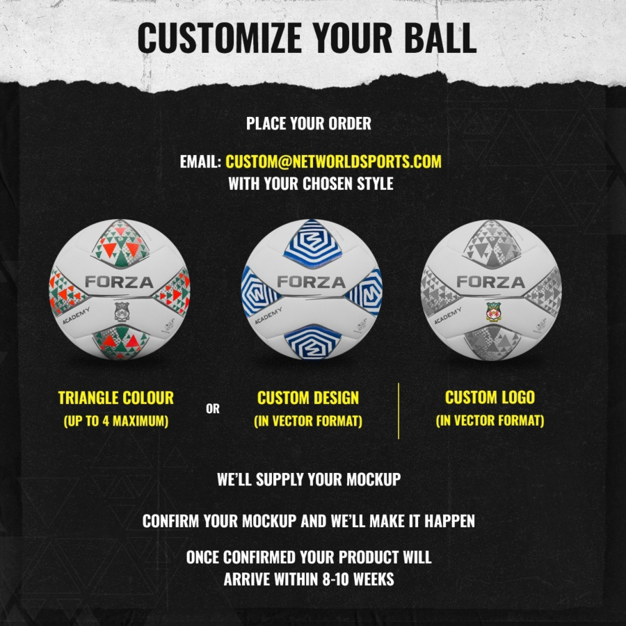 Custom FORZA Soccer Balls [Choose Colors & Add Logos]