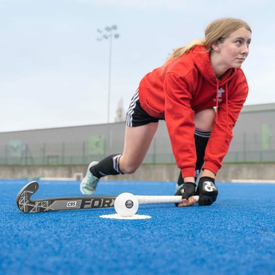 FORZA React Balle De Hockey Sur Gazon - Balles D'Entraînement Imprévisibles Pour Clubs Et Écoles