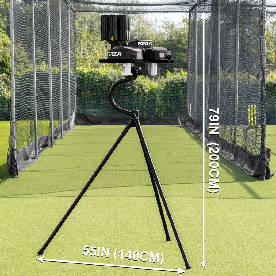 FORZA V90 Twin Wheel Baseball Pitching Machine | Net World Sports FORZA V90 Twin Wheel Baseball Pitching Machine | Net World Sports