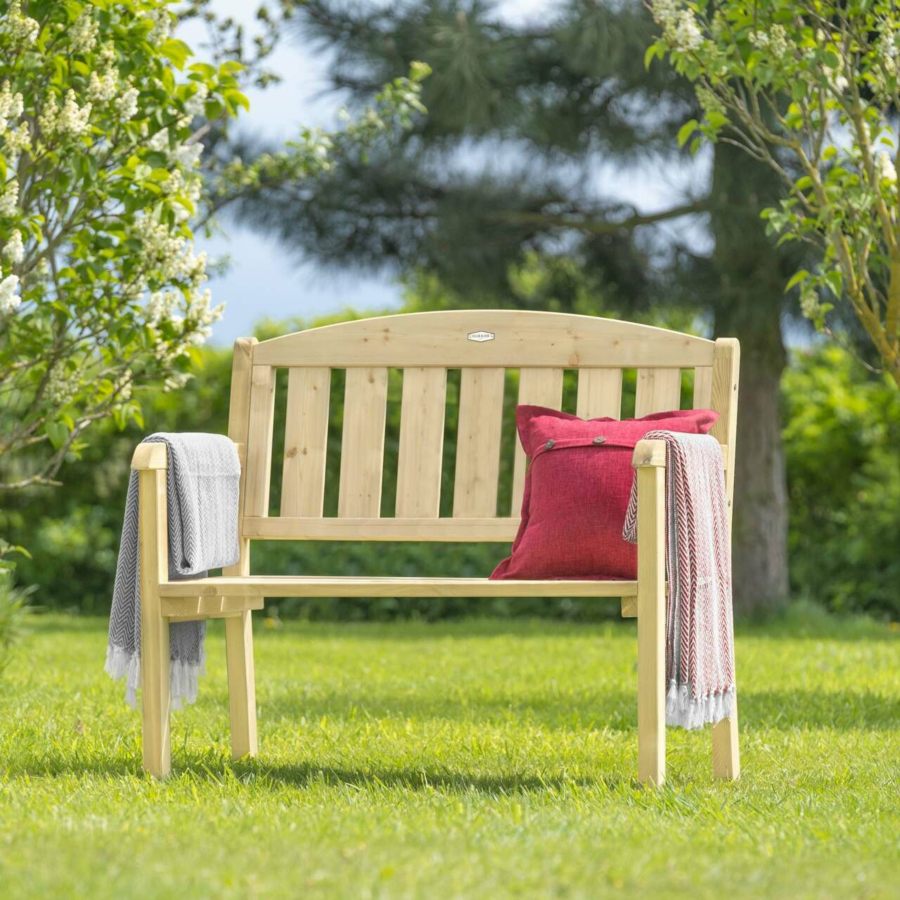 Harrier 2-Seater Wooden Garden Bench [Heavy Duty]
