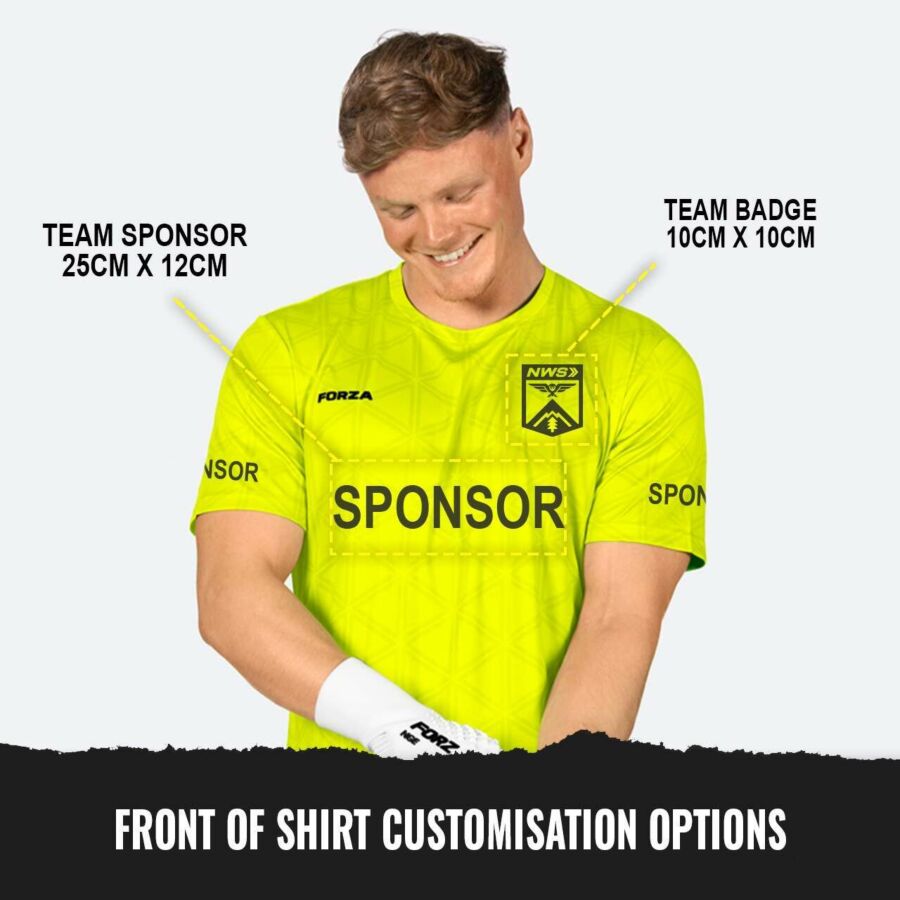 Custom FORZA Goalkeeper Shirts for Men