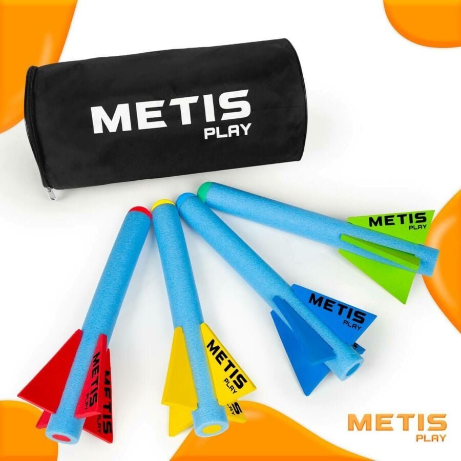 METIS Play Junior Foam Bull Nose Throwing Javelin Set [48cm Or 85cm
