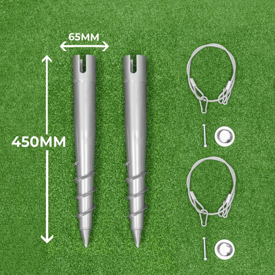 Ground Screw Anchor Kit | Net World Sports