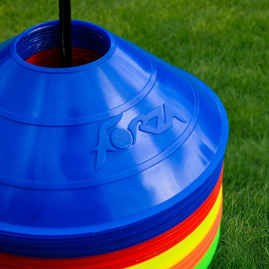 Plots Entraînement Sport FORZA - Pack 50/1000 - Multi-Sports - Football, Rugby, Fitness - 10 Couleurs