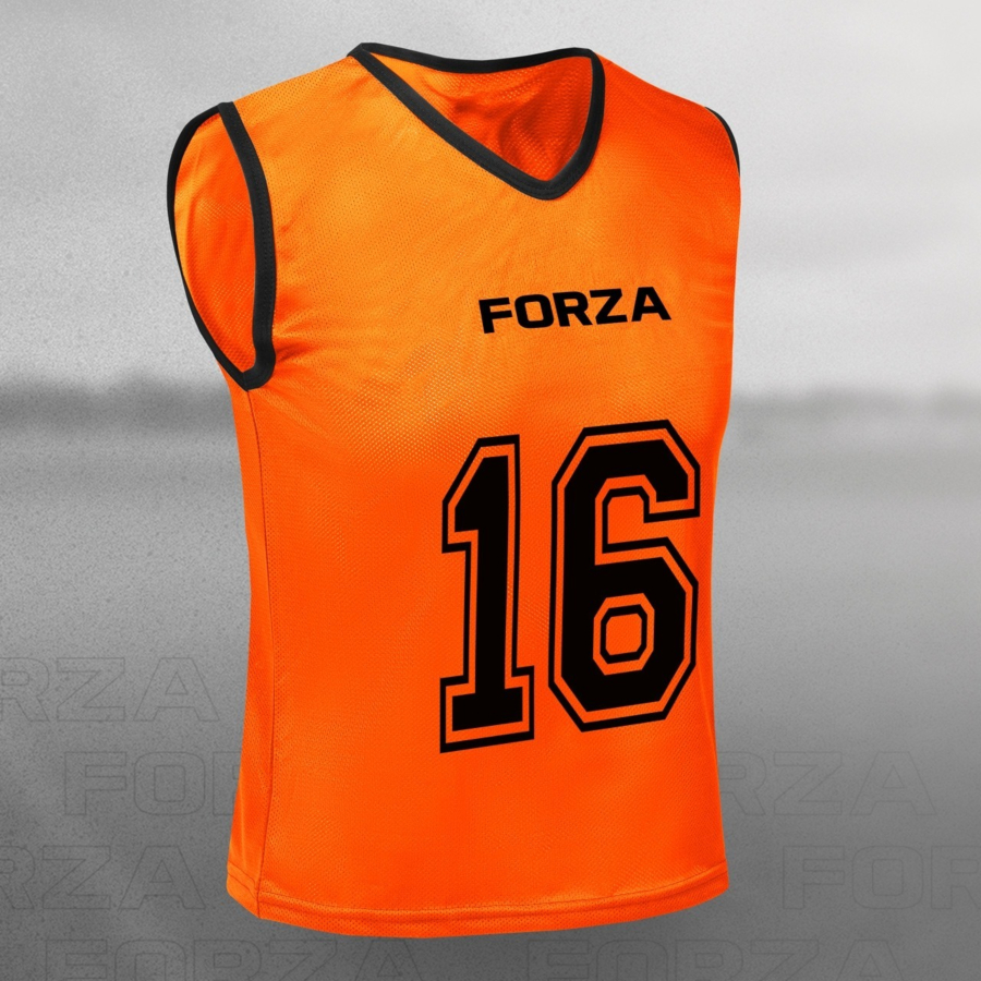 FORZA Premium Numbered Pinnies [4x Pack Sizes]