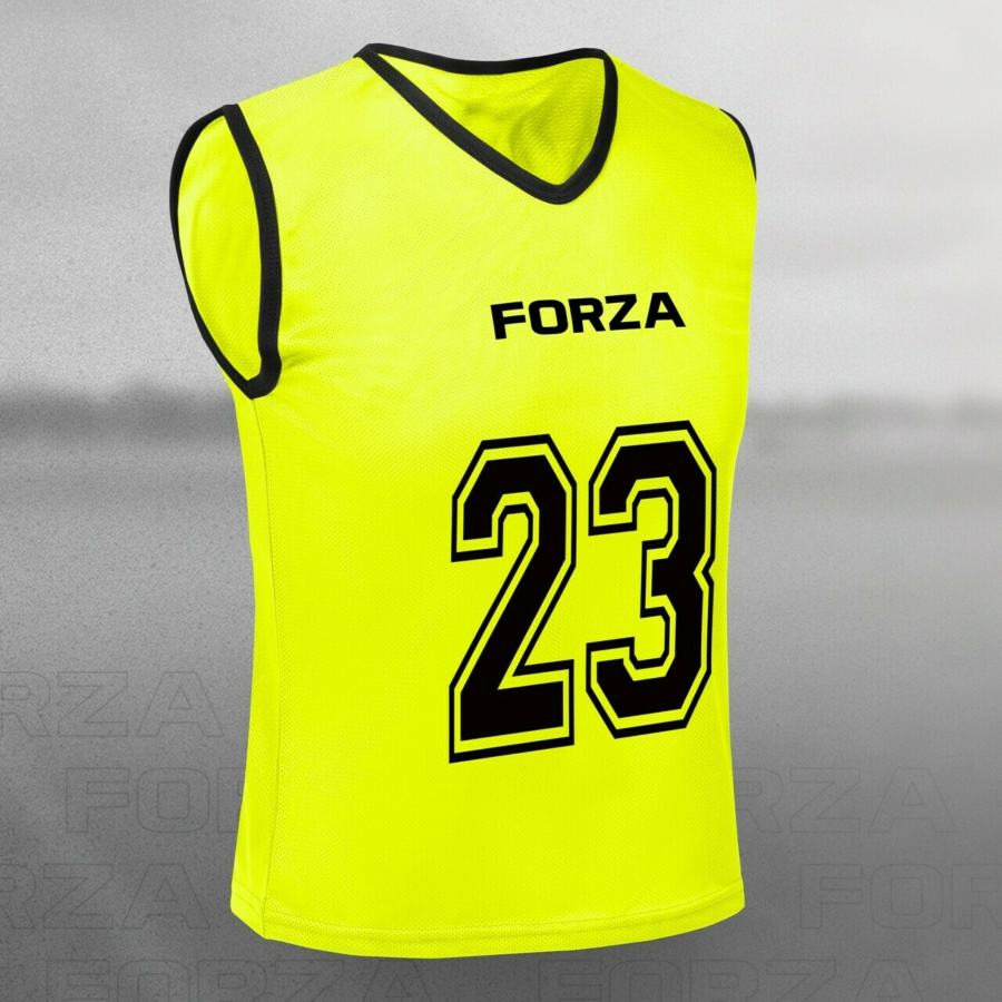 FORZA Premium Numbered Pinnies [4x Pack Sizes]