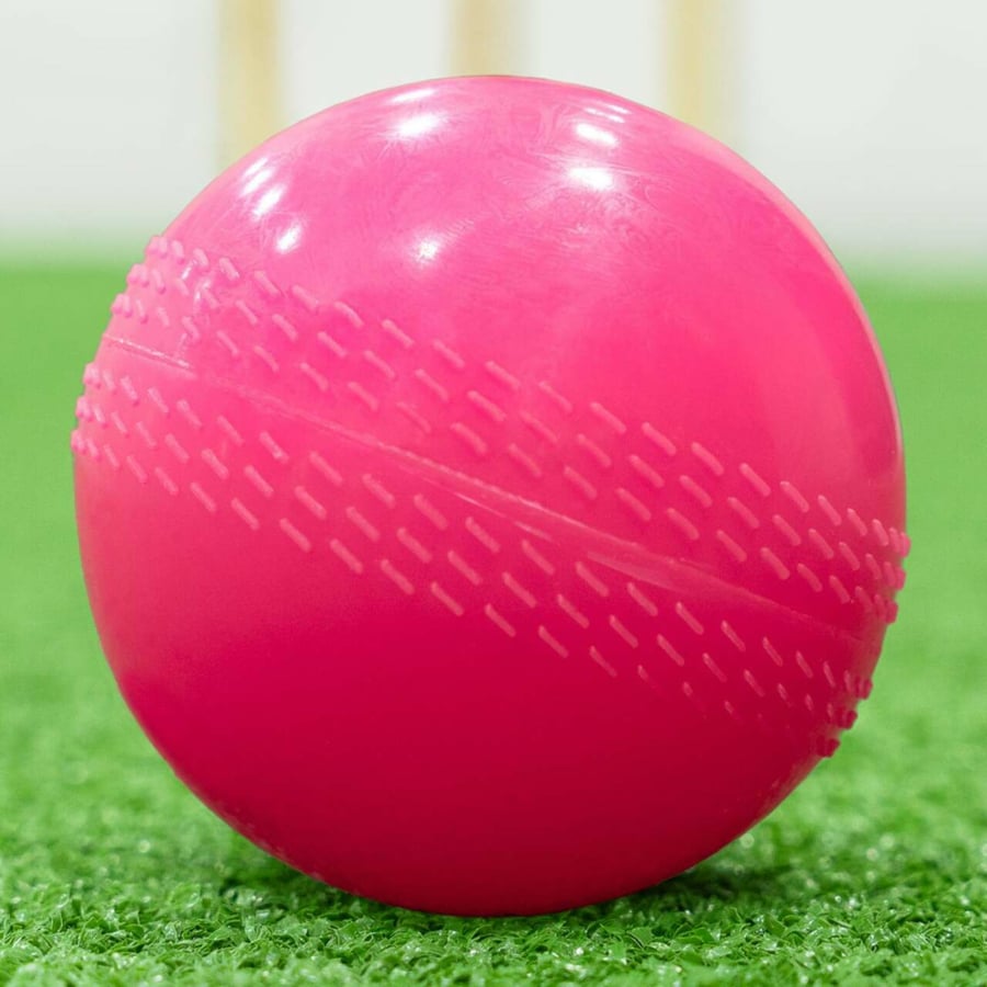 KSZ TRADERS Cricket Rubber Soft Balls for Practice (Set of 3) White