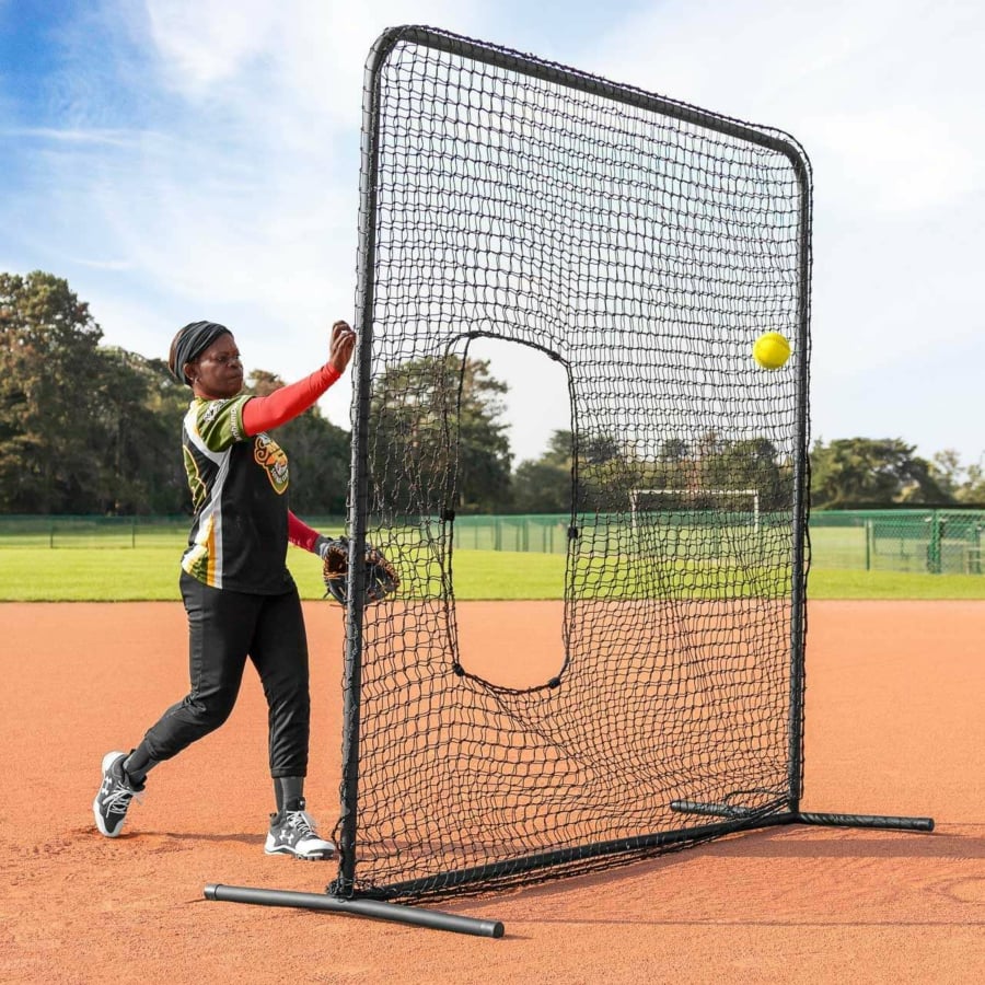 FORTRESS Baseball Softball 7 pieds x 7 pieds écran de lancer | Filet d