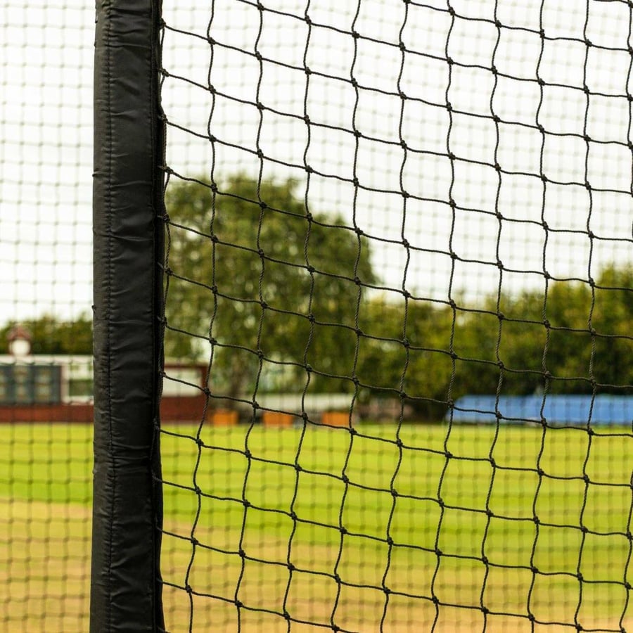 FORTRESS Cricket Net Sight Screen - White, Green & Black | Cricket Screen Netting | Batting