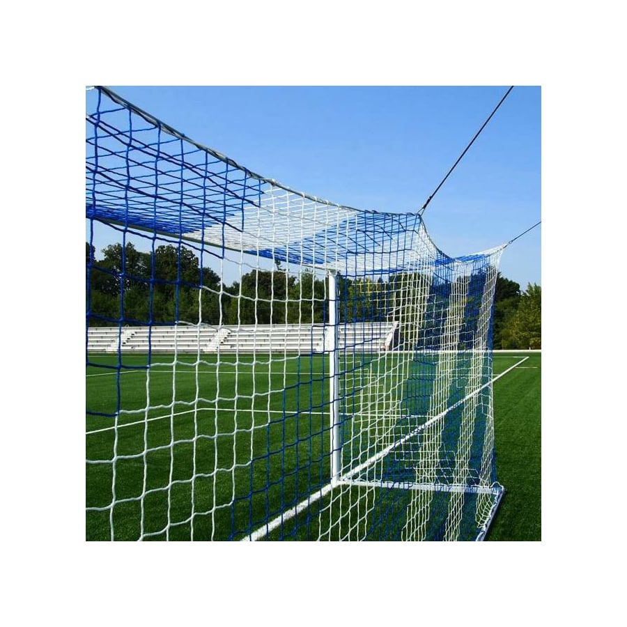 Striped Stadium/Box Soccer Nets [3x Colors] | Net World Sports