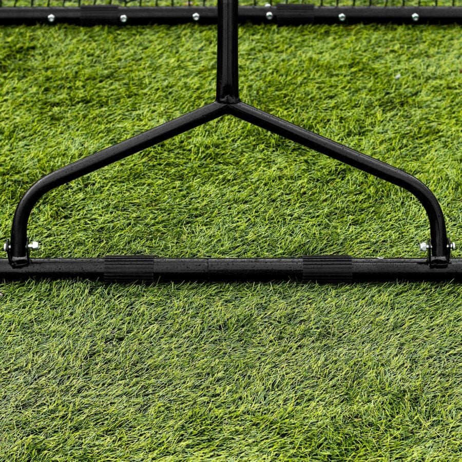 Filet De Rebond Football YUENFONG - 100x100x65cm, Réglable, Rouge Et Noir