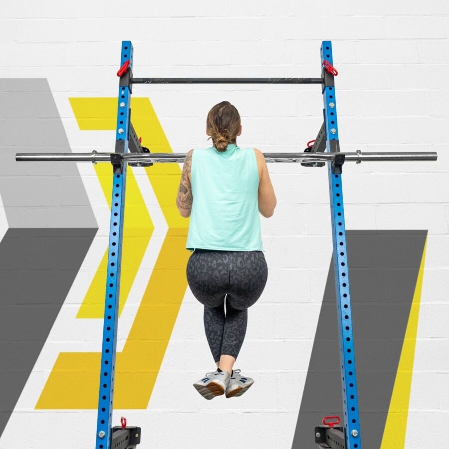 Bilanciere Olimpico TECHNOAGE 7 Piedi (2,2 M) - Cromato, Carico Max 317 Kg, Per Powerlifting E Squat