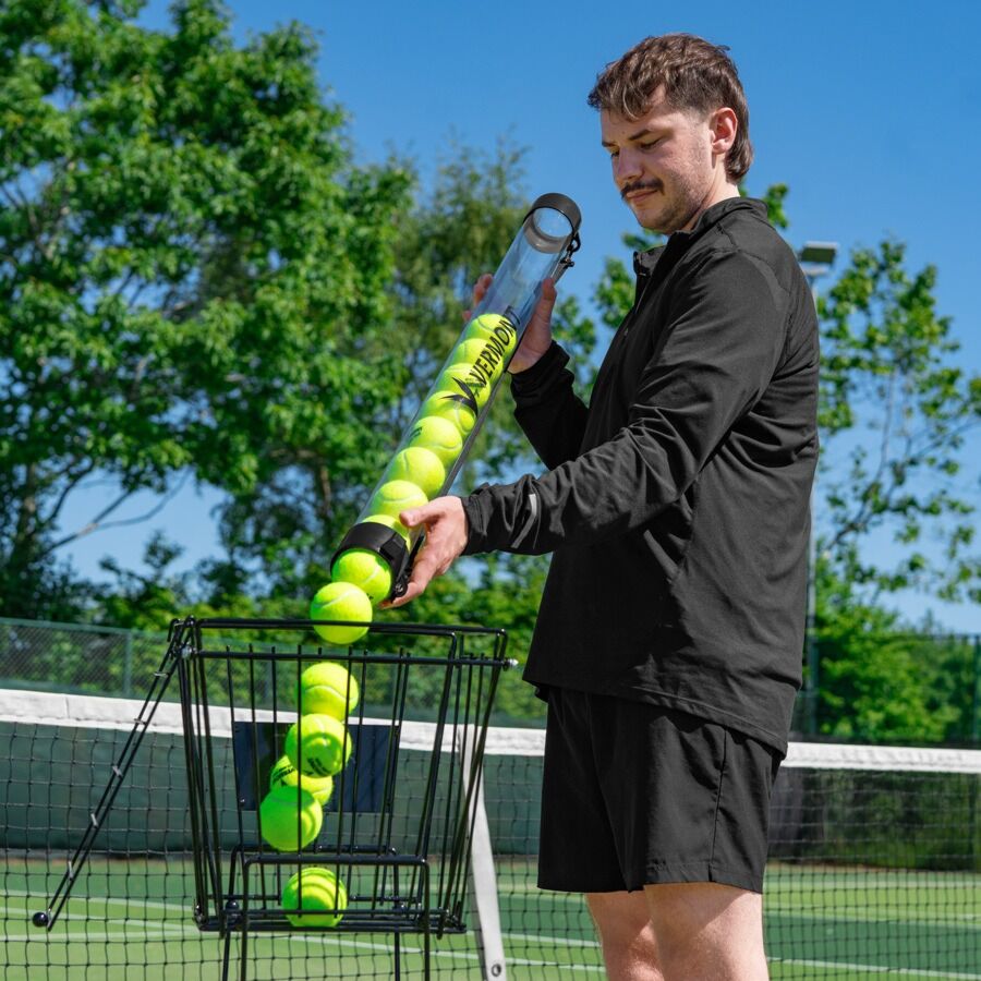Transparent Tennis Ball Pick-Up Tube