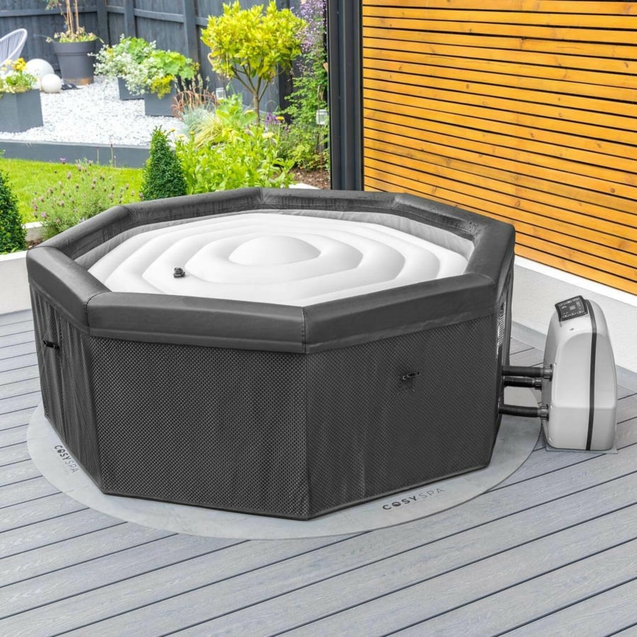 Housse De Protection Carrée Pour Spa / Jacuzzi - 230x230x26 Cm - Imperméable, Résistante Aux UV - 5