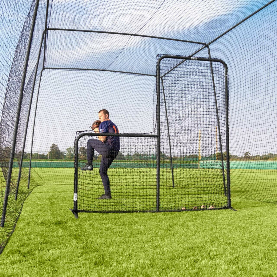 Trapezoid Batting Cage For Baseball Practice