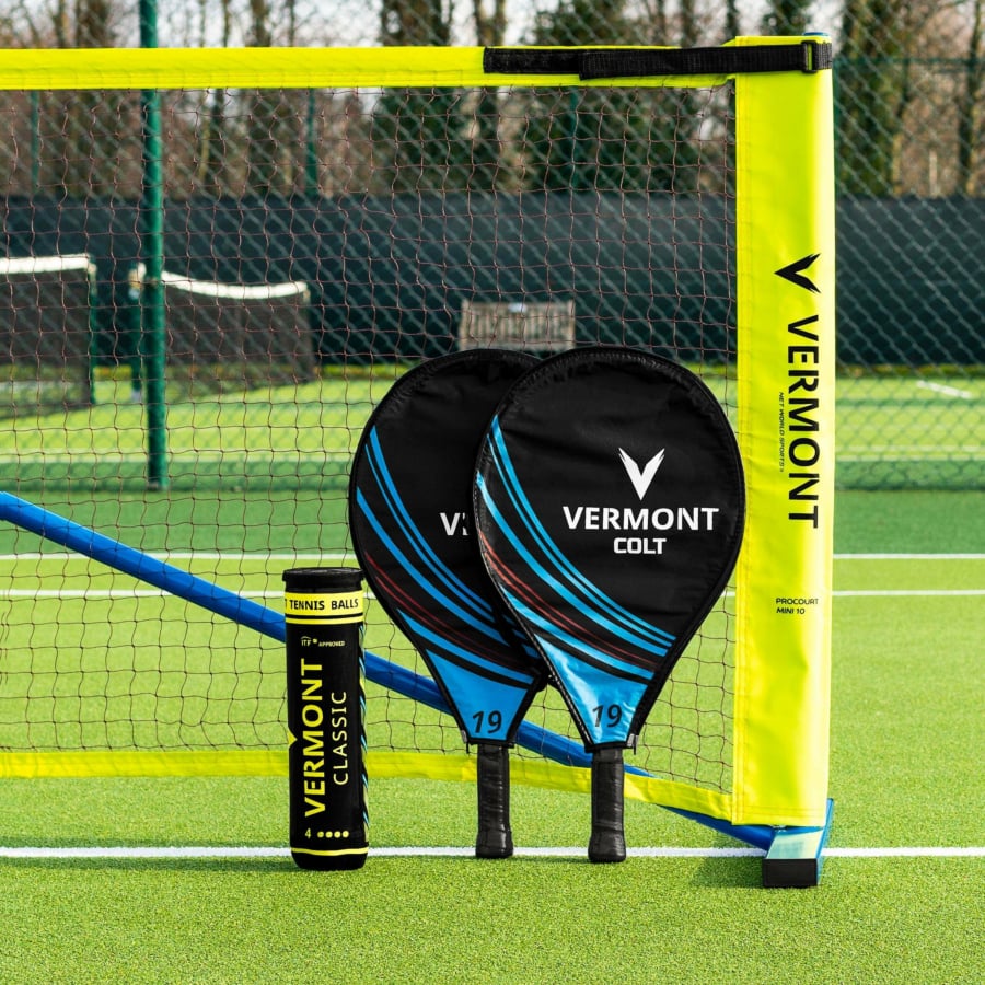 Vermont ProCourt Mini Tennis Net & Racket Set | Net World Sports