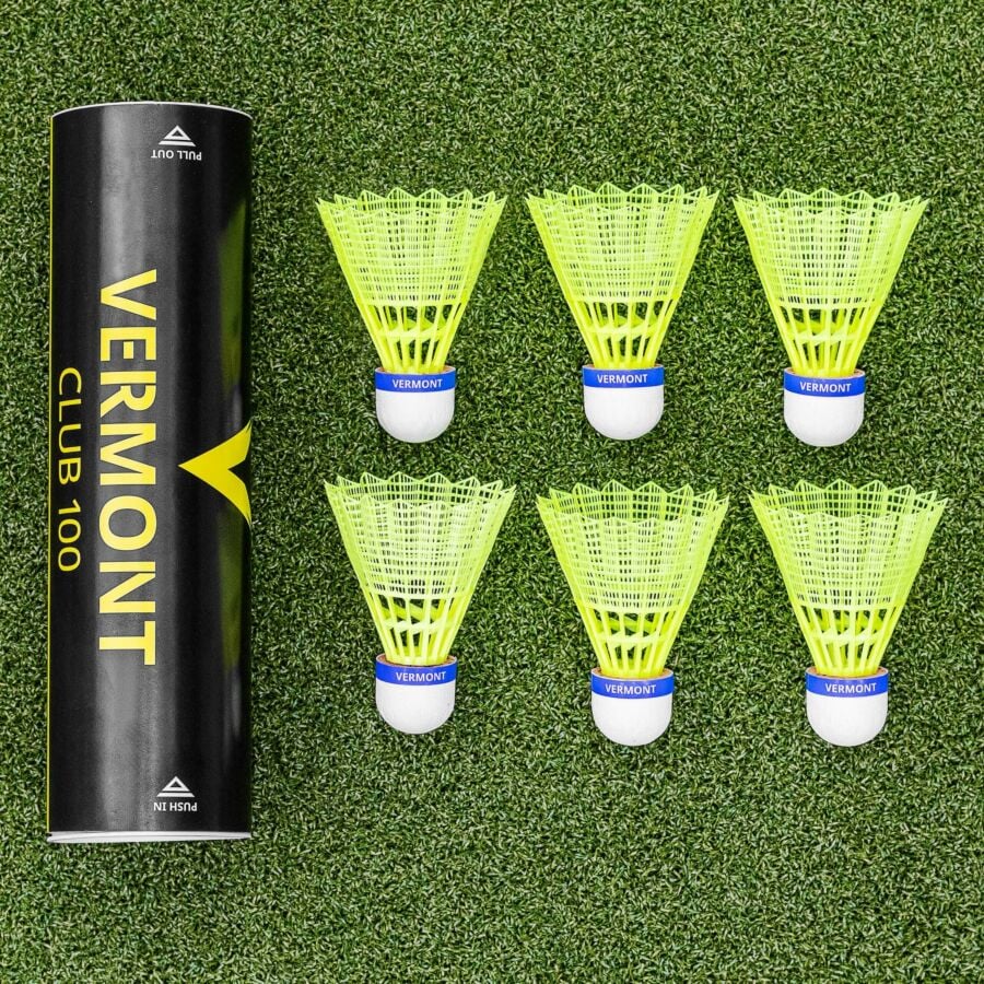 ermont Club 100 White Badminton Shuttlecocks | Net World Sports