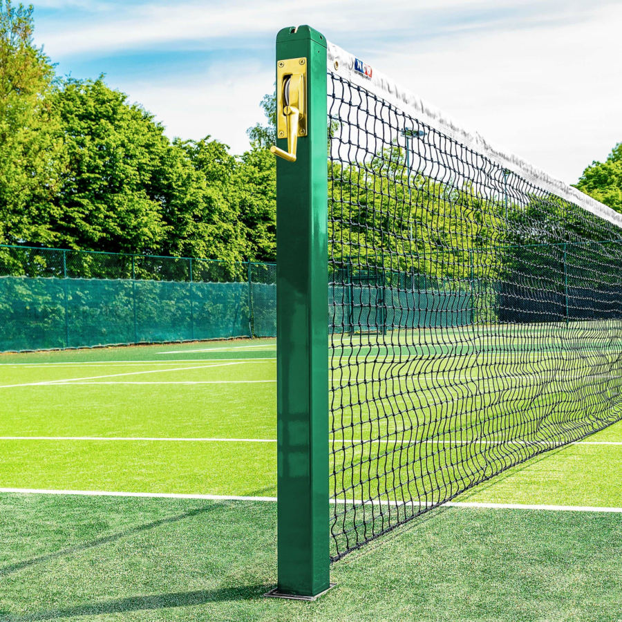 Wimbledon Tennis Posts - Vermont Square Tennis Net Posts | Socketed Tennis Posts | Net World Sports
