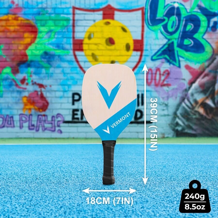 JPWinLook Pickleball Paddel Set – 2 Schläger, 3 Bälle, Tasche, Fiberglas-Oberfläche, Für Indoor & Outdoor