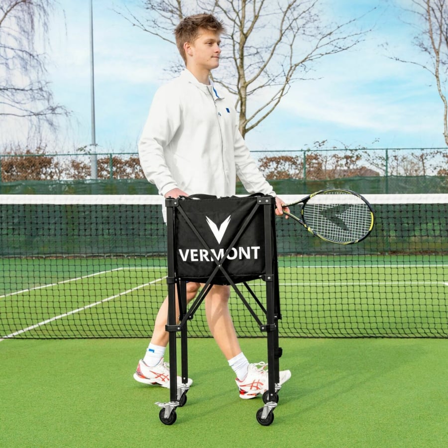 NEEWER Carrello Portapalline Pieghevole – Mobile Con Borsa Per 175 Tennis O 120 Pickleball, Tasche Per Racchette, TB02X